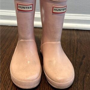 Toddler Girl’s Light Pink Hunter Boots - Sz 9